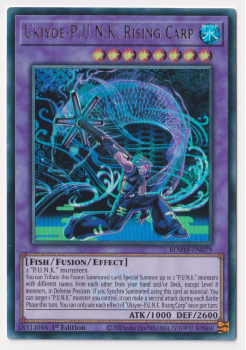 Ukiyoe-P.U.N.K. Rising Carp (Ultra Rare) : BLMM-EN079 - Yu-Gi-Oh! Single Card