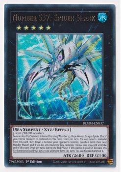 Number S37: Spider Shark (Ultra Rare) : BLMM-EN037 - Yu-Gi-Oh! Single Card