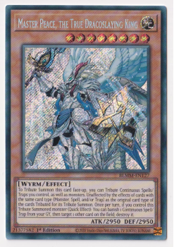 Master Peace, the True Dracoslaying King (Secret Rare) : BLMM-EN127 - Yu-Gi-Oh! Single Card