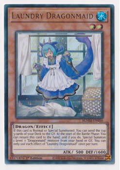 Laundry Dragonmaid (Ultra Rare) : BLMM-EN056 - Yu-Gi-Oh! Single Card