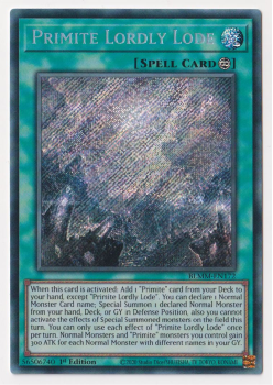Primite Lordly Lode (Secret Rare) : BLMM-EN172 - Yu-Gi-Oh! Single Card