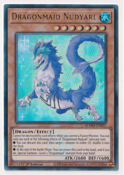 Dragonmaid Nudyarl (Ultra Rare) : BLMM-EN057 - Yu-Gi-Oh! Single Card
