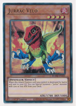 Jurrac Velo (Ultra Rare) : BLMM-EN105 - Yu-Gi-Oh! Single Card
