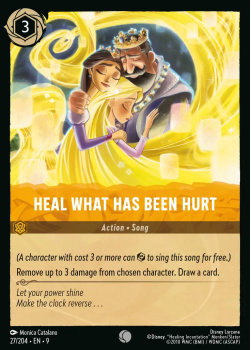 Heal What Has Been Hurt single card from Disney Lorcana