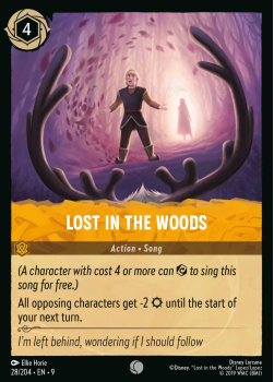 Lost In The Woods single card from Disney Lorcana