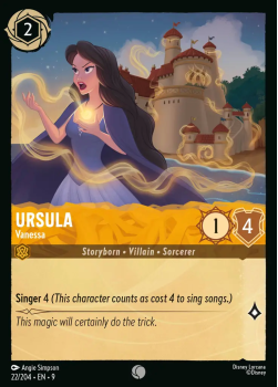 Ursula â Vanessa single card from Disney Lorcana