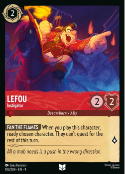 LeFou â Instigator (FOIL) single card from Disney Lorcana