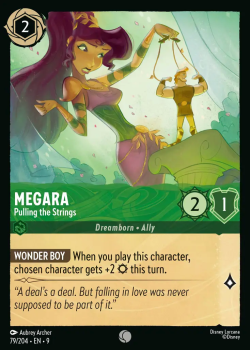 Megara - Pulling the Strings single card from Disney Lorcana