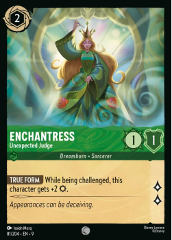Enchantress - Unexpected Judge single card from Disney Lorcana