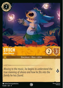 Stitch - Alien Dancer single card from Disney Lorcana