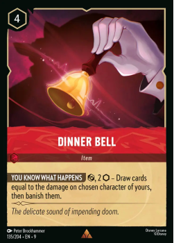 Dinner Bell single card from Disney Lorcana