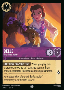Belle - Untrained Mystic single card from Disney Lorcana