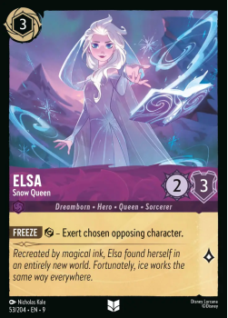 Elsa - Snow Queen single card from Disney Lorcana