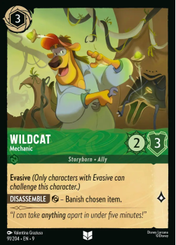 Wildcat â Mechanic (FOIL) single card from Disney Lorcana