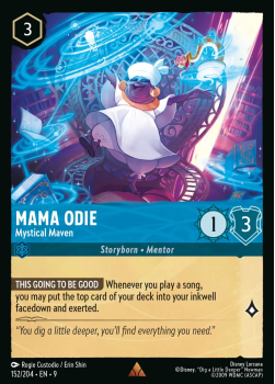 Mama Odie - Mystical Maven single card from Disney Lorcana