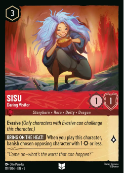 Sisu - Daring Visitor single card from Disney Lorcana