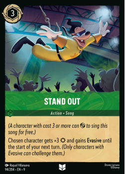 Stand Out single card from Disney Lorcana