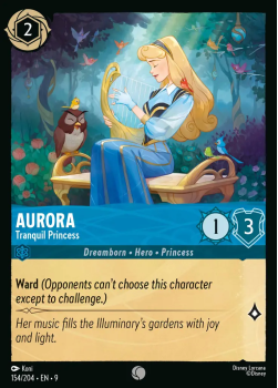 Aurora - Tranquil Princess single card from Disney Lorcana