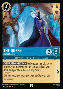 The Queen - Mirror Seeker single card from Disney Lorcana