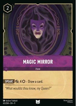 Magic Mirror single card from Disney Lorcana
