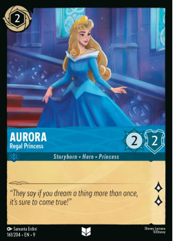 Aurora - Regal Princess single card from Disney Lorcana