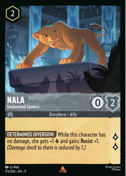 Nala - Undaunted Lioness single card from Disney Lorcana