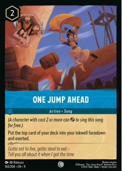 One Jump Ahead single card from Disney Lorcana