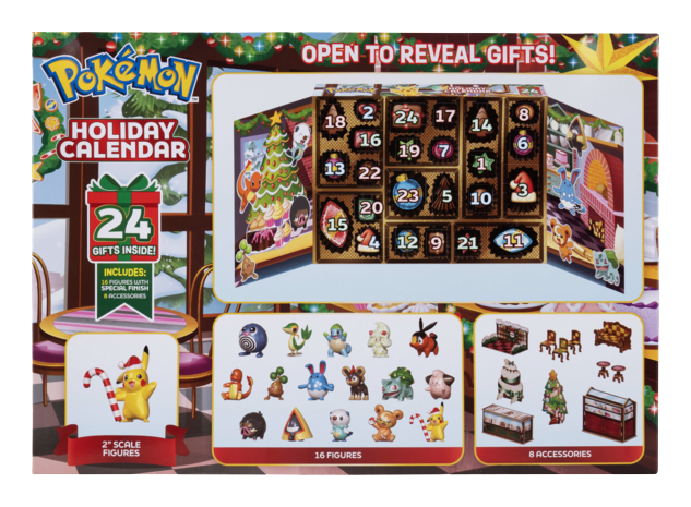 Advent Calendar 2025 Pokemon 2025 Holiday Advent Calendar - Brand New,  Factory Sealed, Brilliant Stars Set Collectible Pokemon Cards Christmas