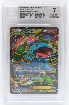 Venusaur EX (PROMO) : XY123 BLACK STAR PROMO - BECKETT - 7 NEAR MINT
