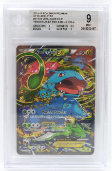 Venusaur EX (PROMO) : XY123 BLACK STAR PROMO - BECKETT - 9 MINT