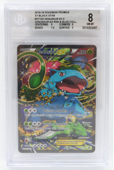 Venusaur EX (PROMO) : XY123 BLACK STAR PROMO - BECKETT - 8 NM-MT