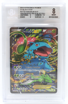 Venusaur EX (PROMO) : XY123 BLACK STAR PROMO - BECKETT - 8 NM-MT