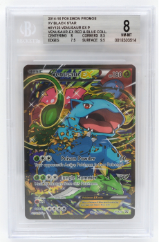 Venusaur EX (PROMO) : XY123 BLACK STAR PROMO - BECKETT - 8 NM-MT