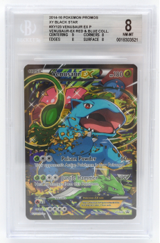 Venusaur EX (PROMO) : XY123 BLACK STAR PROMO - BECKETT - 8 NM-MT