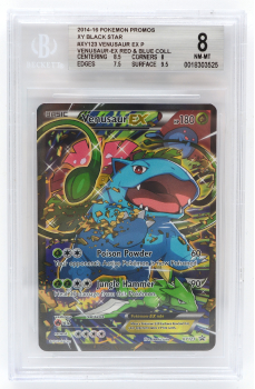 Venusaur EX (PROMO) : XY123 BLACK STAR PROMO - BECKETT - 8 NM-MT