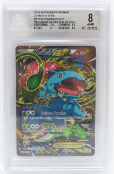 Venusaur EX (PROMO) : XY123 BLACK STAR PROMO - BECKETT - 8 NM-MT