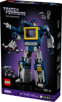 LEGO&reg; Icons Transformers: Soundwave (10358)