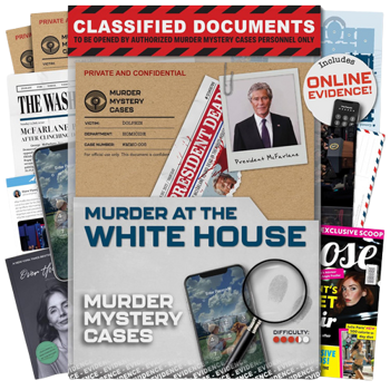 Murder at the White House: Murder Mystery Cases