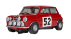 Scalextric 1965 Monte Carlo Rally Mini - Triple Car Pack - Image 3