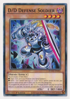 D/D Defense Soldier (Common) single card from Yu-Gi-Oh!