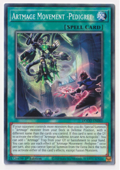 Artmage Movement -Pedigree- (Common) single card from Yu-Gi-Oh!