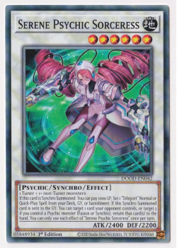Serene Psychic Sorceress (Common) single card from Yu-Gi-Oh!