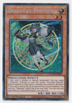 Dracotail Phryxul (Secret Rare) single card from Yu-Gi-Oh!