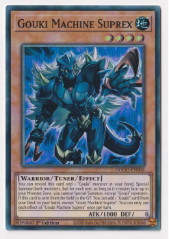 Gouki Machine Suprex (Super Rare) single card from Yu-Gi-Oh!