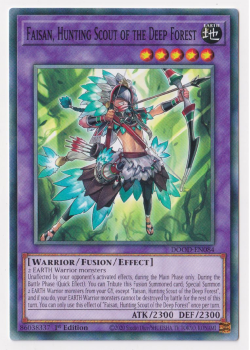 Faisan, Hunting Scout of the Deep Forest (Common) single card from Yu-Gi-Oh!