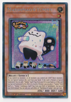 Marshmao Yummy (Secret Rare) single card from Yu-Gi-Oh!