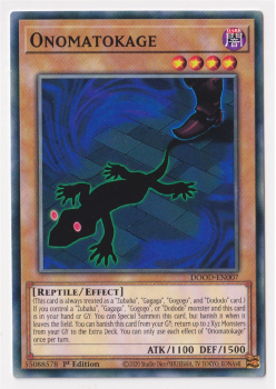 Onomatokage (Common) single card from Yu-Gi-Oh!
