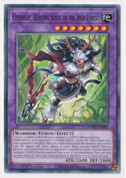 Chevreuil, Hunting Scout of the Deep Forest (Common) single card from Yu-Gi-Oh!