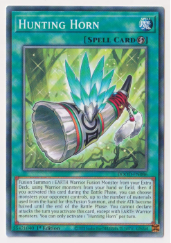 Hunting Horn (Common) single card from Yu-Gi-Oh!