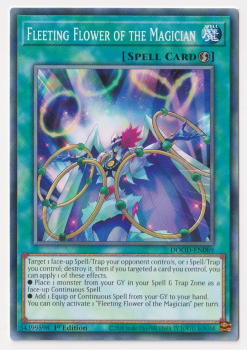 Fleeting Flower of the Magician (Common) single card from Yu-Gi-Oh!